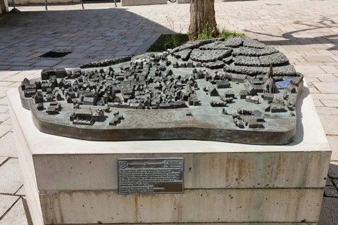 Tactile model of the Blautopfstadt