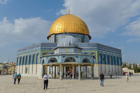 Dome of the Rock with Chain Dome