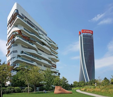 Generali Tower or Torre Generali or Lo Storto and Apartment Residential Complex by Architect Zaha Hadid