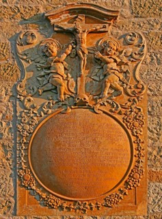 Epitaph at the Catholic town parish church of St. Nicholas