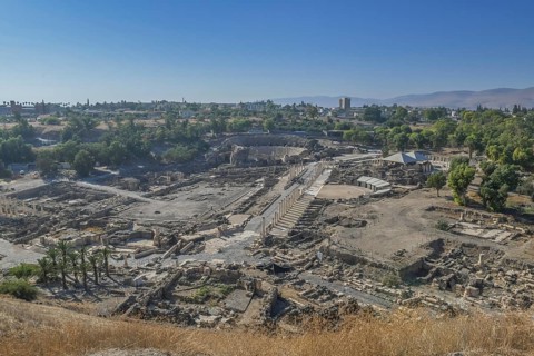 Excavation site site Bet She'an