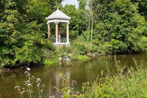 Danube Temple at the outflow of the Danube into the Brigach