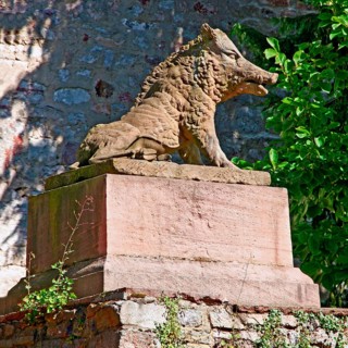 Heraldic animal boar