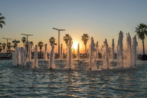 Fountain at Ha Knesset Square