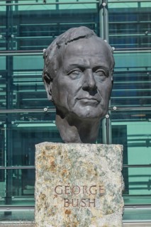 Bust of President George Bush