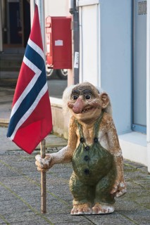 Troll figures in Alesund