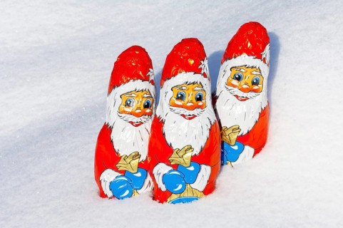 Chocolate Santas
