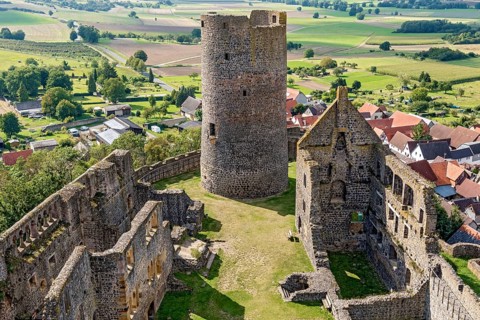 Romanesque Muenzenberg ruin