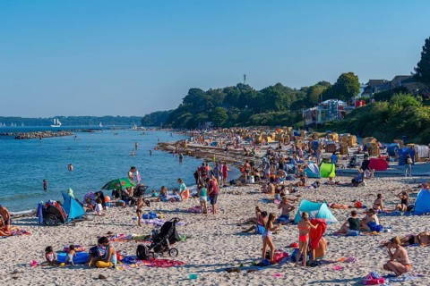 Schilksee bathing beach