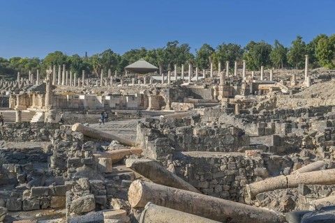 Excavation site site Bet She'an