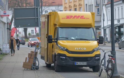 DHL Transporter Parcel Delivery