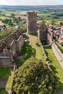 Romanesque Muenzenberg ruin