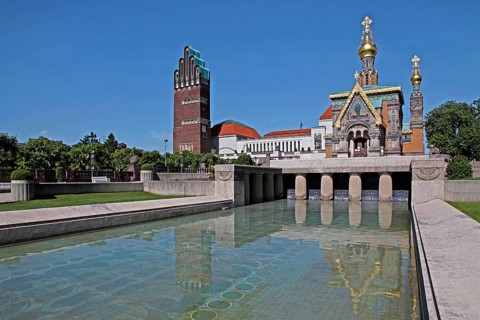 Mathildenhoehe with the Wedding Tower