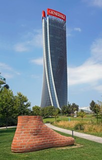 Generali Tower or Torre Generali or Lo Storto by architect Zara Hadid
