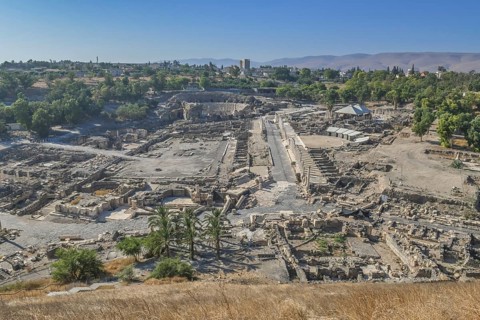 Excavation site site Bet She'an
