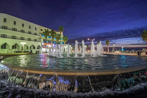 Fountain at Ha Knesset Square