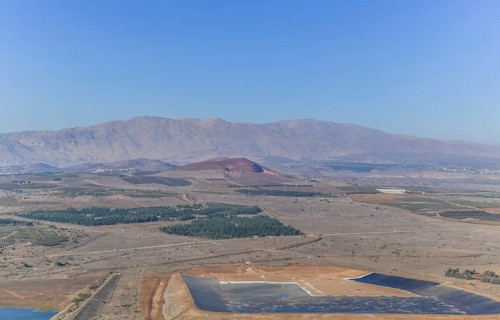 Plateau between Merom Golan and Mount Hermon