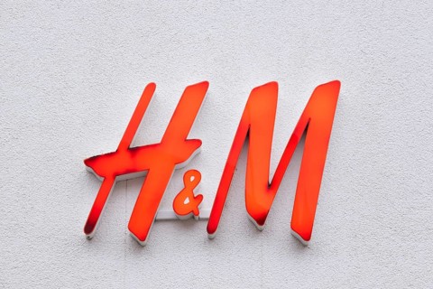Sign and logo H&M