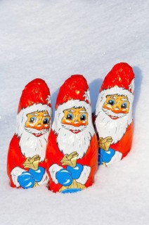Chocolate Santas