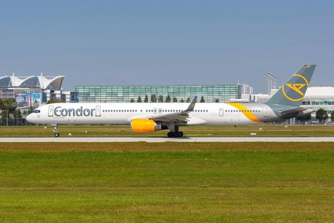A Boeing 757-300 aircraft