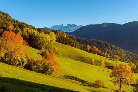 Autumnal mountain landscape