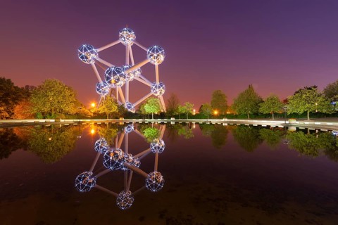 Atomium in the Dusk