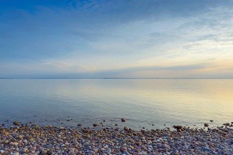 Pepples Beach at the Evening
