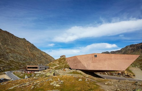 Pass Museum at the top of the Timmelsjoch High Alpine Road