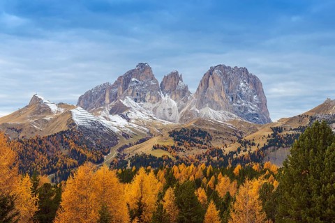 Langkofel in autumn