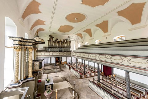 Classical organ by Johann-Markus Oestreich under monument protection