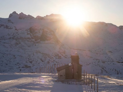 Sunset over the Dachstein Massif