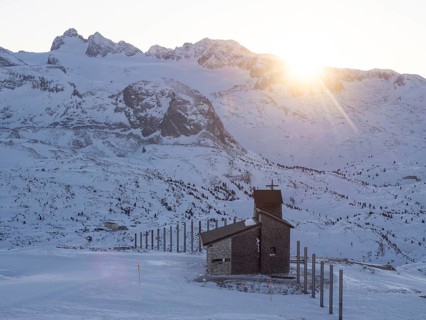 Sunset over the Dachstein Massif
