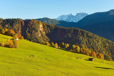 Autumnal mountain landscape