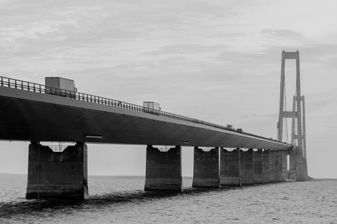 Streets and Railroad Bridge