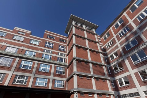 Refurbished buildings of the former Wissoll chocolate factory