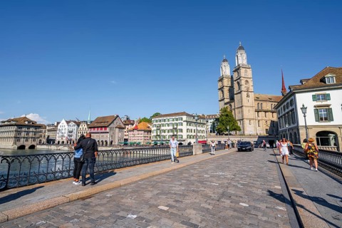 Muensterbruecke and Grossmuenster