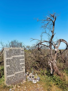 Stone with poem