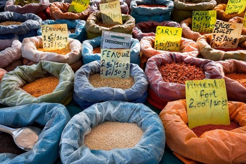 Bags of spices