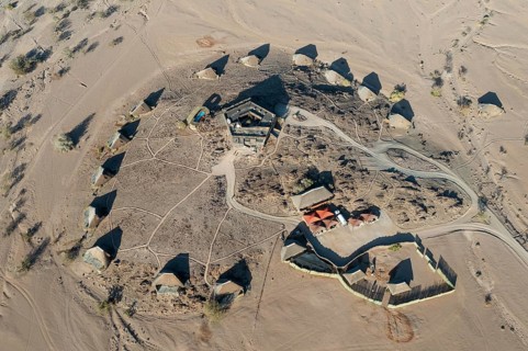 The Doro Nawas Camp in the vicinity of the dry river bed of the Aba-Huab river