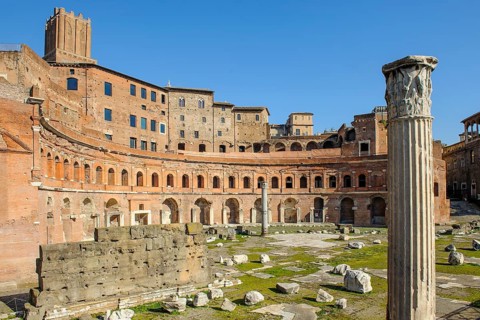View of Trajan's Form