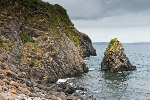 Rocky coast in Pembrokeshire National Park