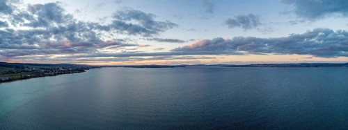 Evening twilight at Lake Constance