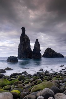 Volcanic rock formations