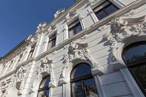 Town houses in the style of historicism