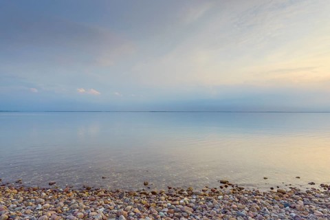 Pepples Beach at the Evening