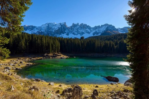 Carezza lake