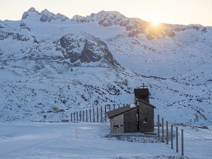 Sunset over the Dachstein Massif