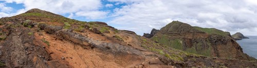 Hiking trail and view