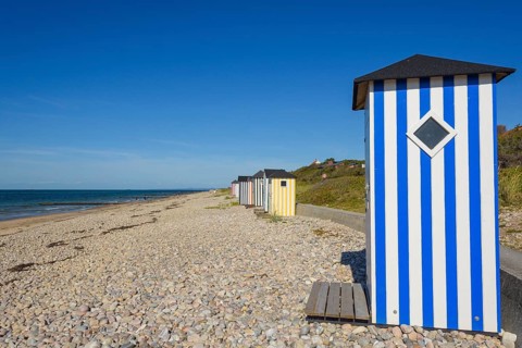 Colorful Beach Cabins