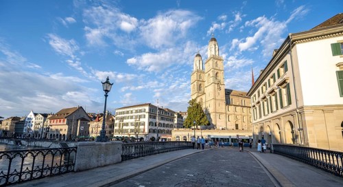 Muensterbruecke and Grossmuenster